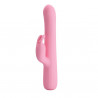 Królik wibrator z masażerem rotacyjny 18cm 4tryby